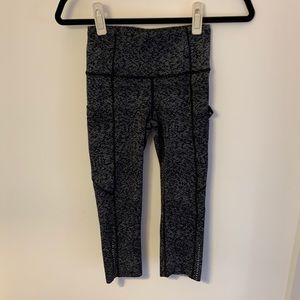 Lululemon cropped fast and free leggings